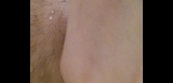  Size queen slut fucks huge toy with pussy and piss in the shower